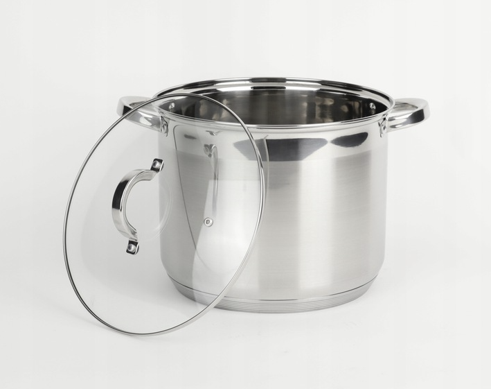 Ensemble de Casseroles en Acier Inoxydable – 6 Pièces (13L / 16L / 19L)