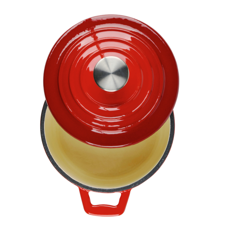 Casserole en fonte 14 cm “Alpina” – Rouge