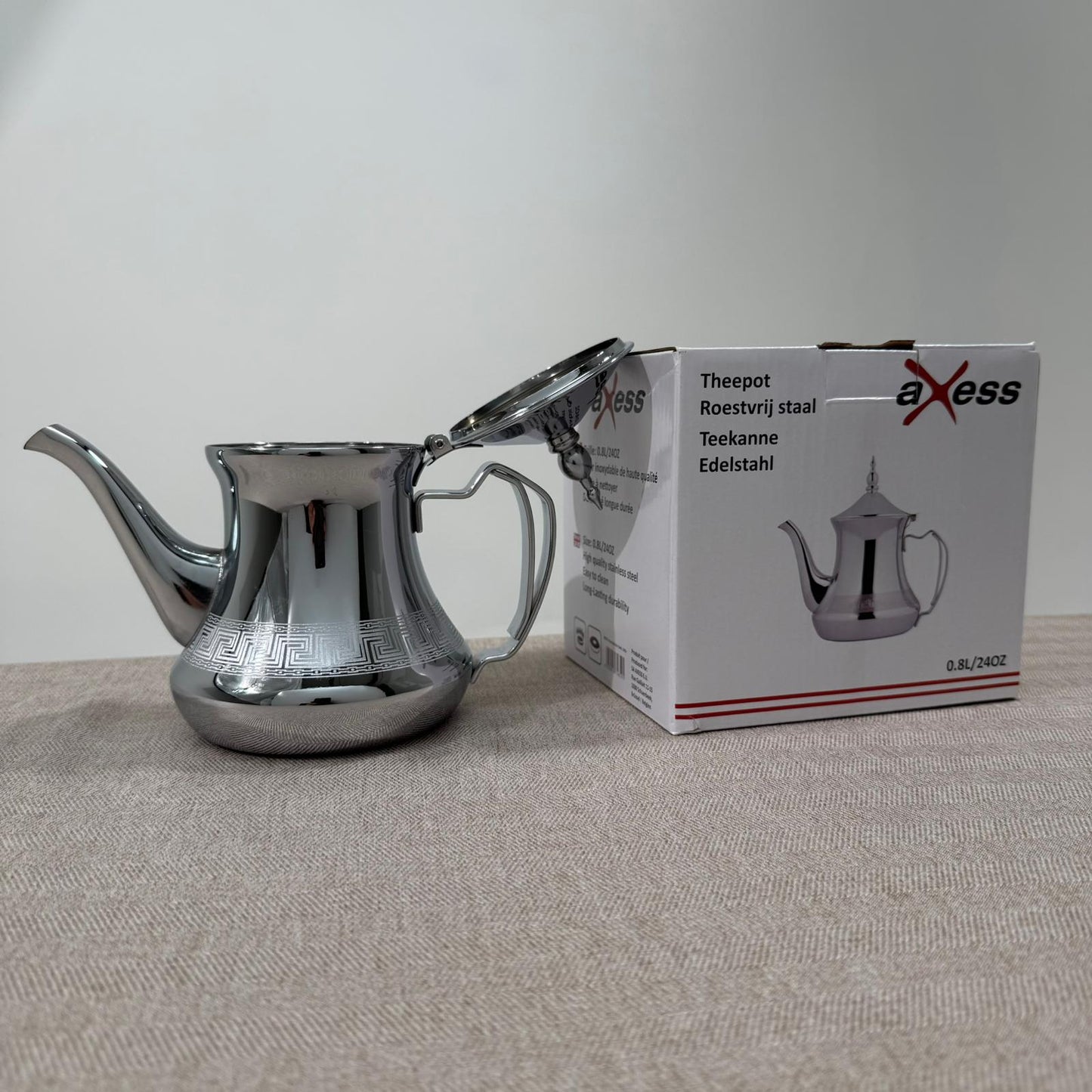 Théière orientale argentée-Axess