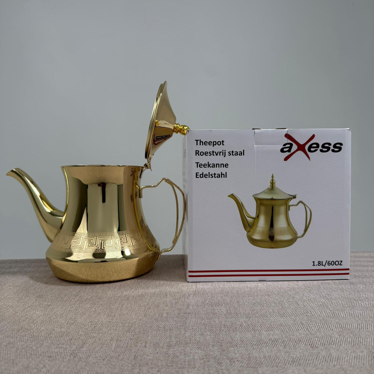Théière orientale dorée-Axess