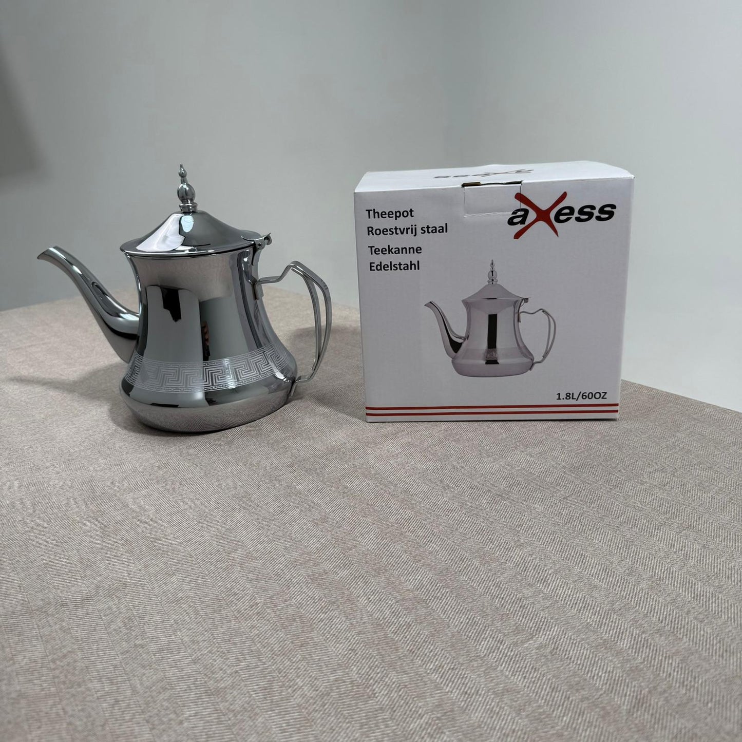 Théière orientale argentée-Axess