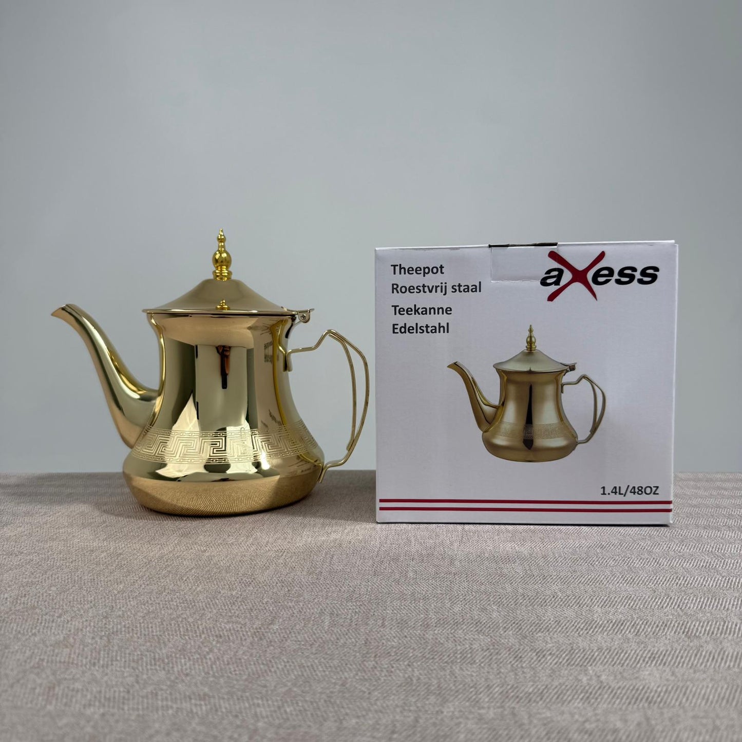 Théière orientale dorée-Axess