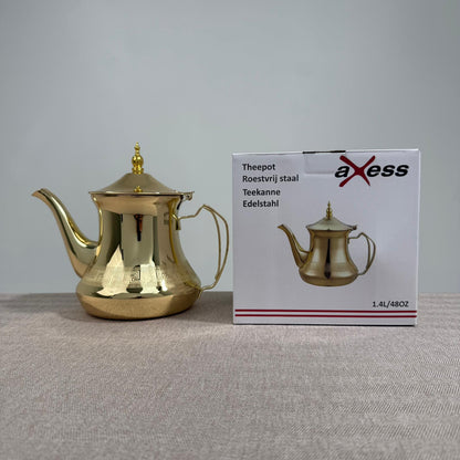 Théière orientale dorée-Axess