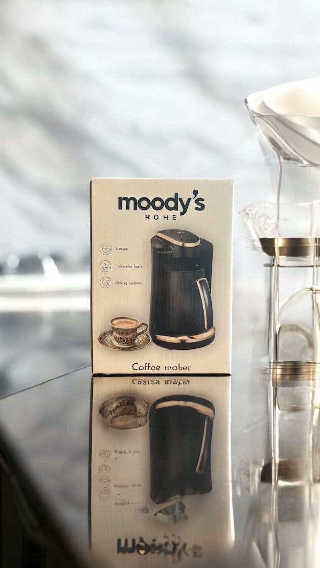Machine à Café 250ml Compacte & Puissante - Moody’s Home