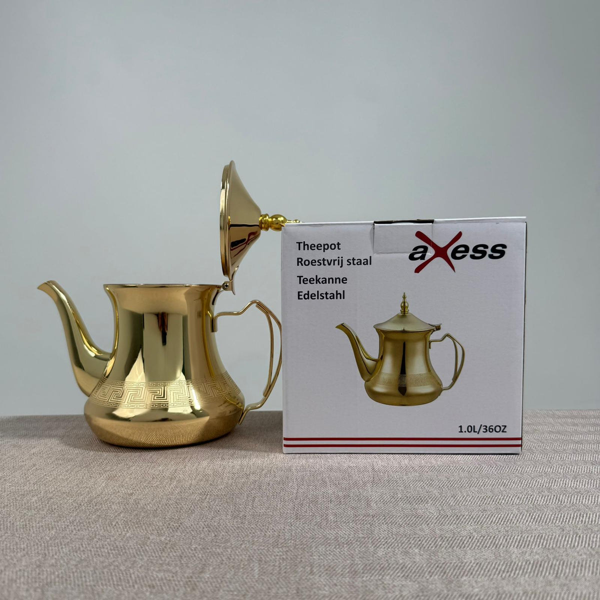 Théière orientale dorée-Axess