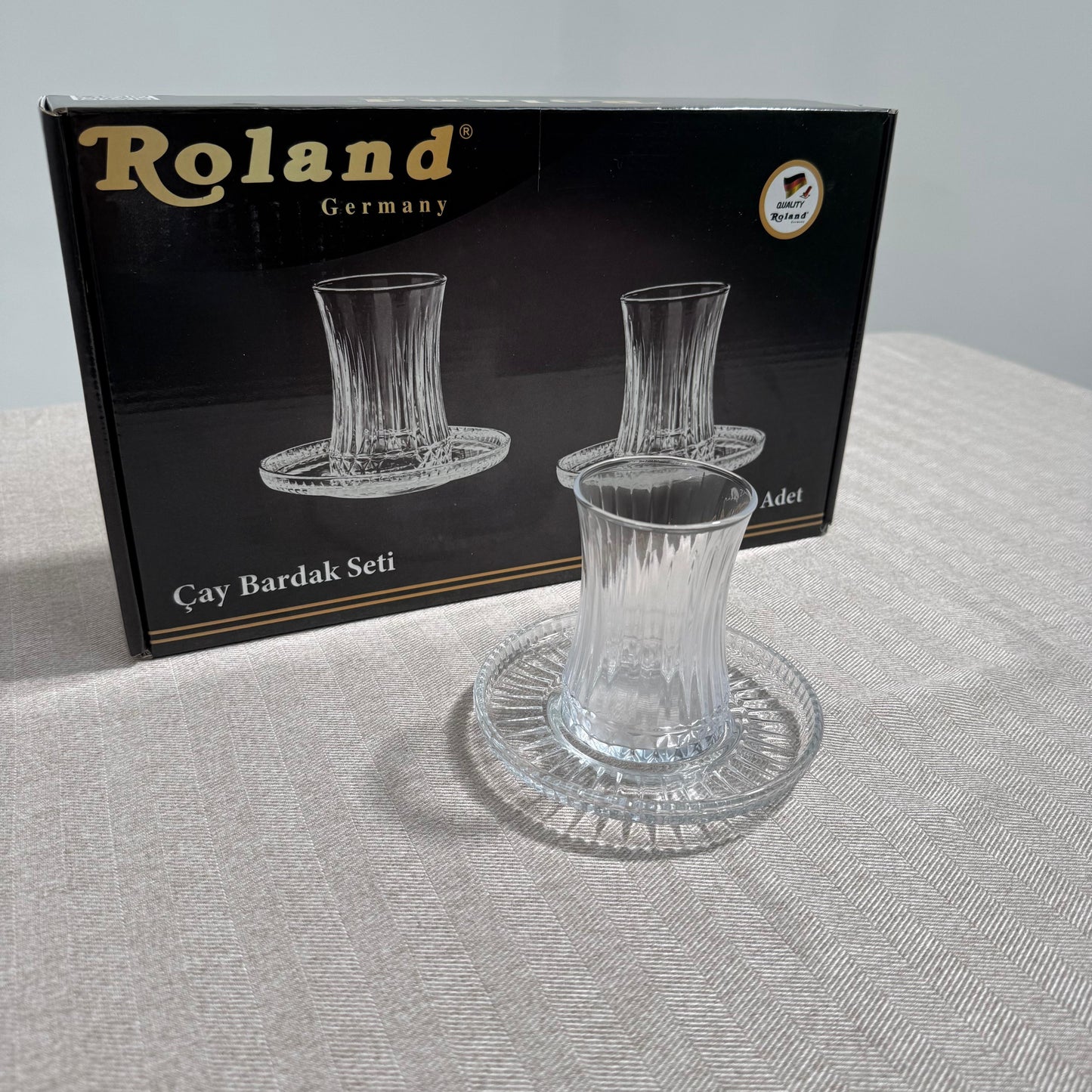 Set de Verres à Thé Elegance – 12 Pièces
