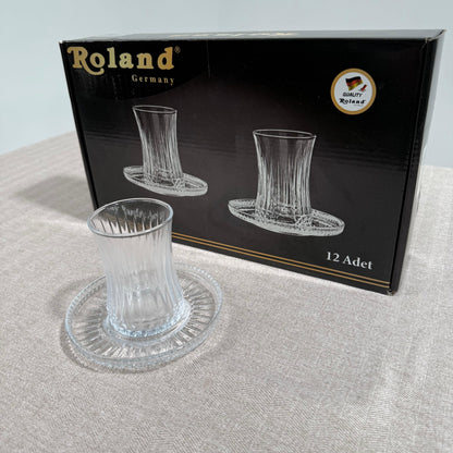 Set de Verres à Thé Elegance – 12 Pièces