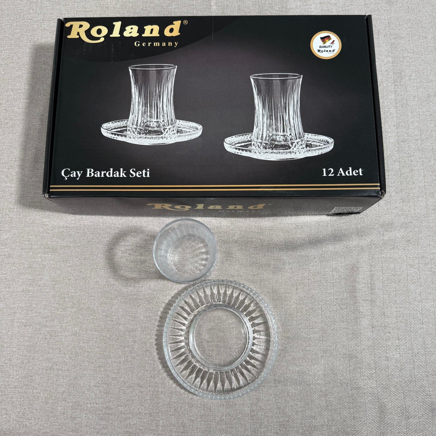 Set de Verres à Thé Elegance – 12 Pièces