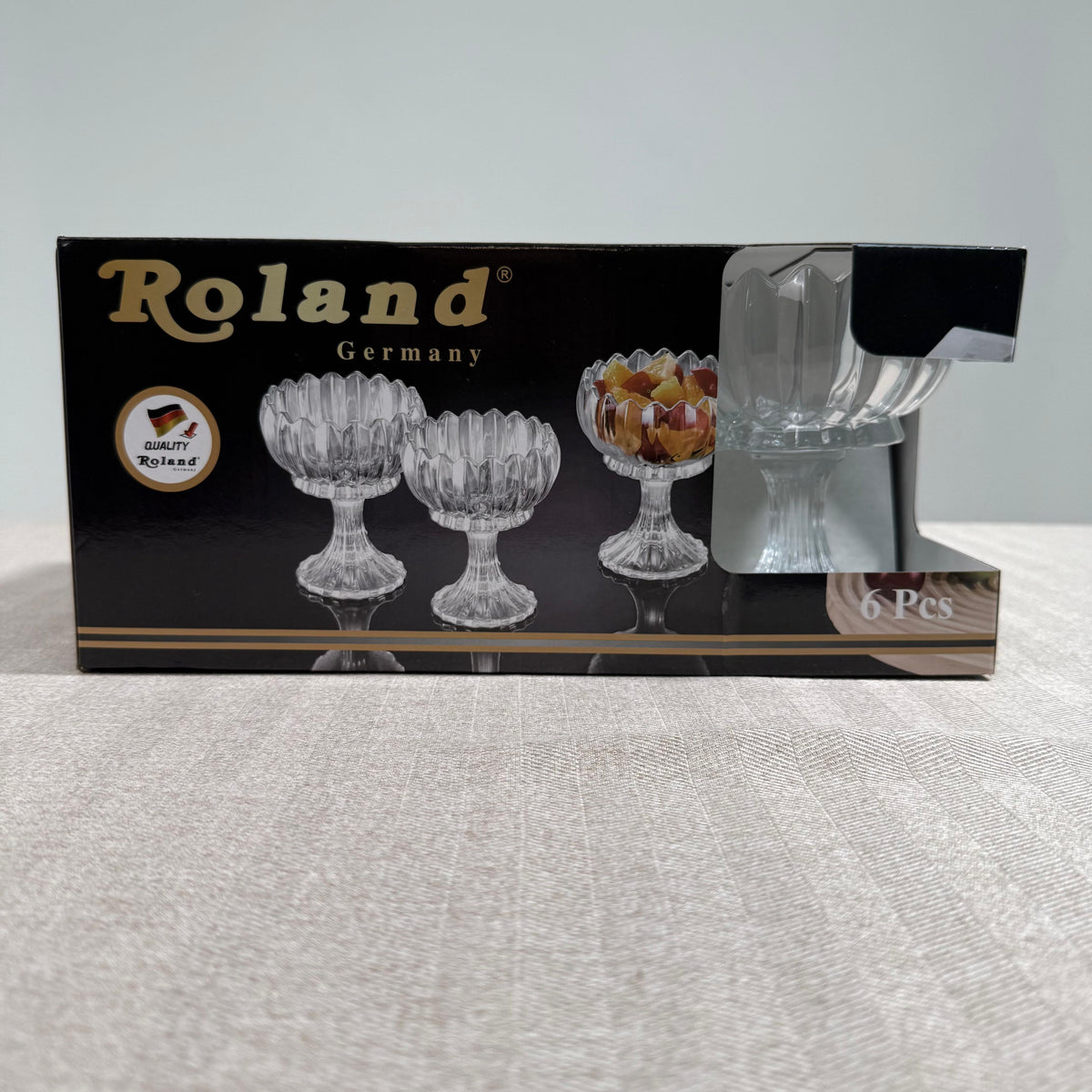 Set de Coupes à Glace – 6 Pièces en Verre Cristal Image principale du produit
