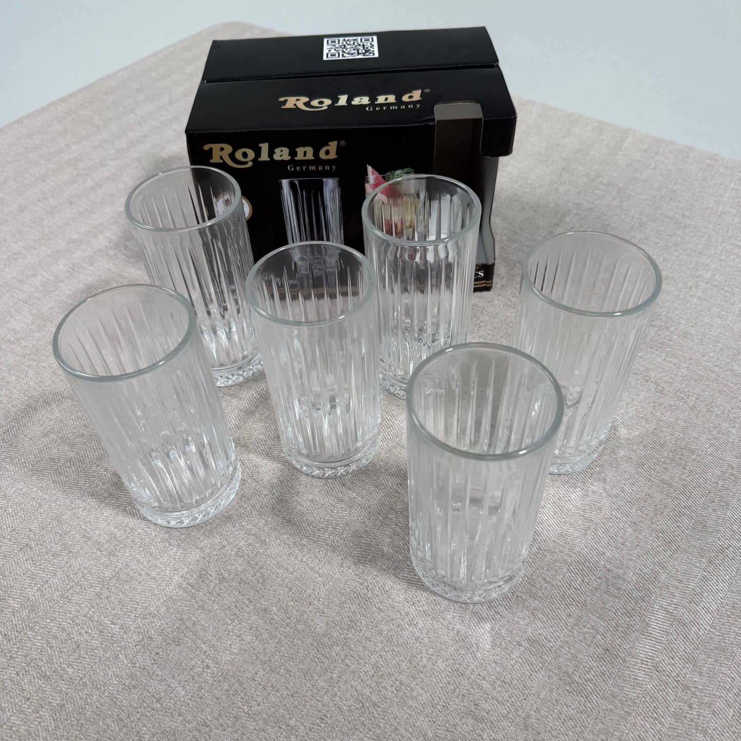 Set de 6 Verres à Boisson 260 ml – Élégance