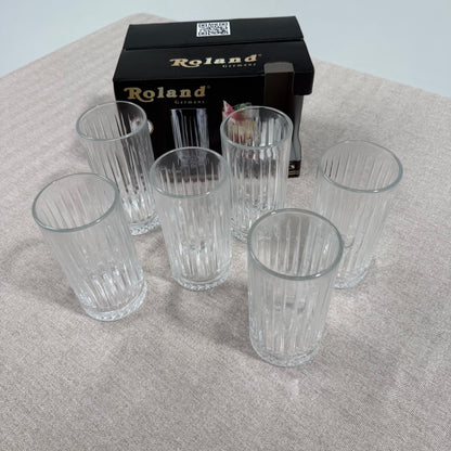 Set de 6 Verres à Boisson 260 ml – Élégance