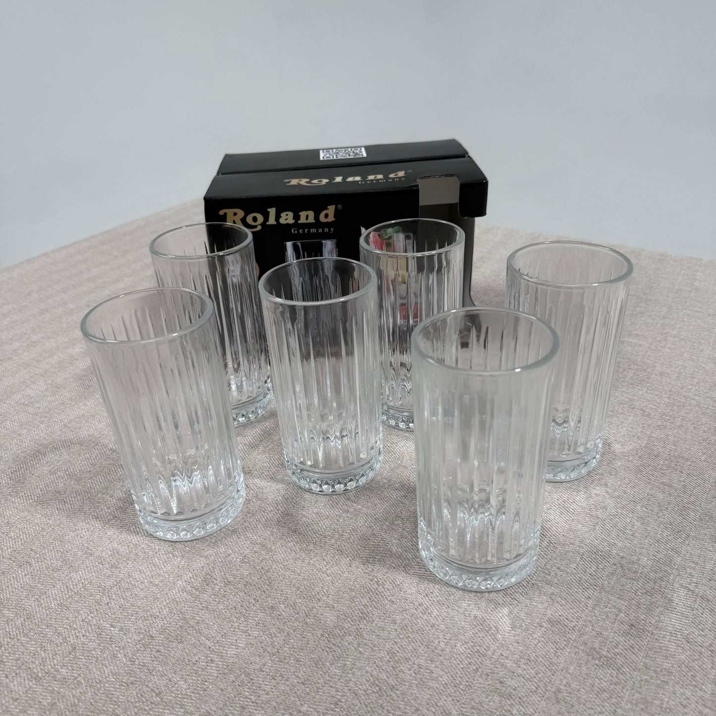 Set de 6 Verres à Boisson 260 ml – Élégance
