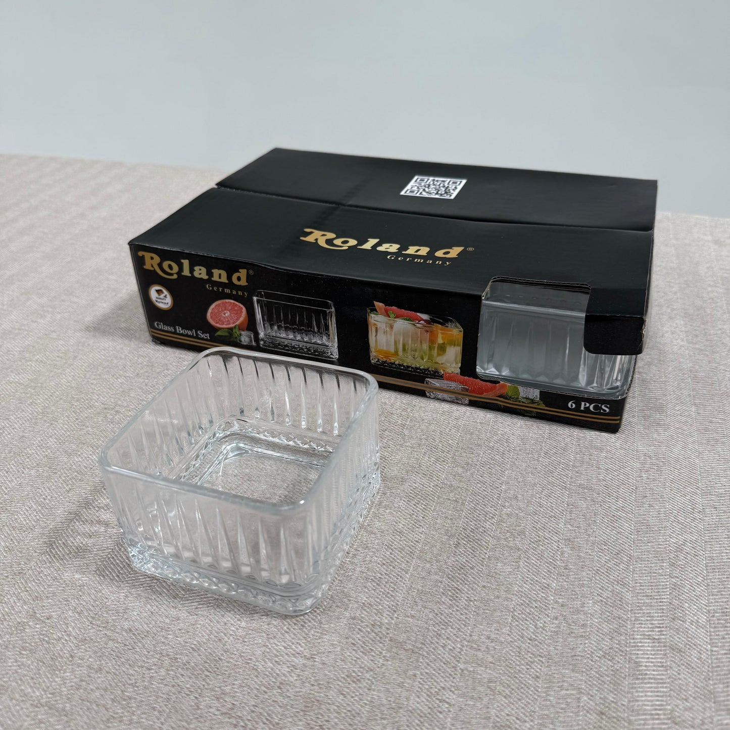 Set de 6 Bols en Verre 300 ml – Élégance