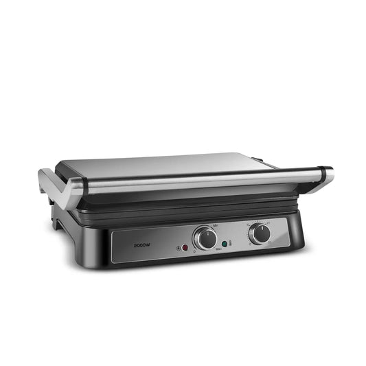 Grille-pain et gril Karaca Toastmate – 6 tranches, inox, 2000 W, plaque en fonte