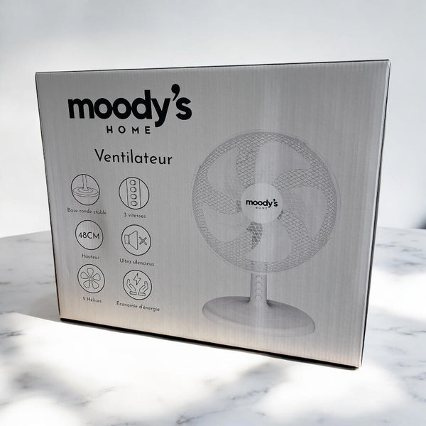 Ventilateur Moody’s Home – 40W | Silencieux, Puissant et Élégant