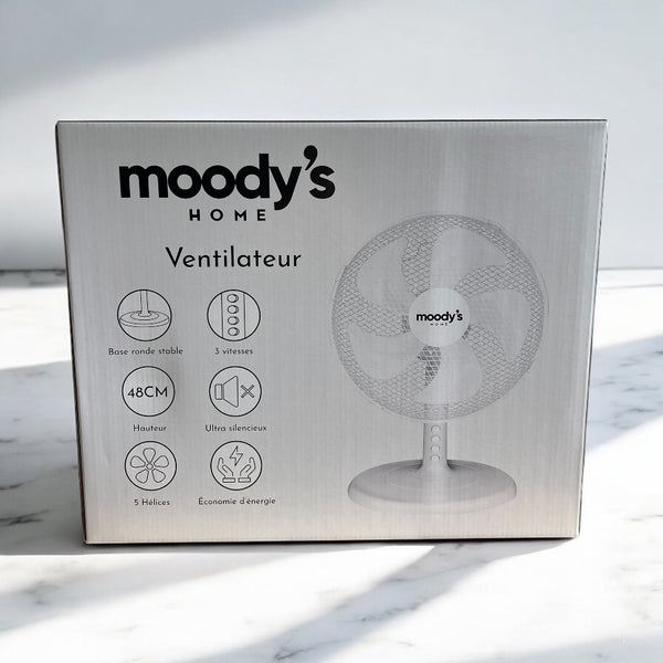 Ventilateur Moody’s Home – 40W | Silencieux, Puissant et Élégant
