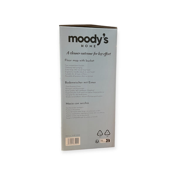 Balai avec Seau Mop Moody's Home – Nettoyez Facilement, Gagnez du Temps