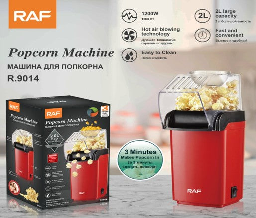 Machine à popcorn électrique RAF 2 L – 1200 W