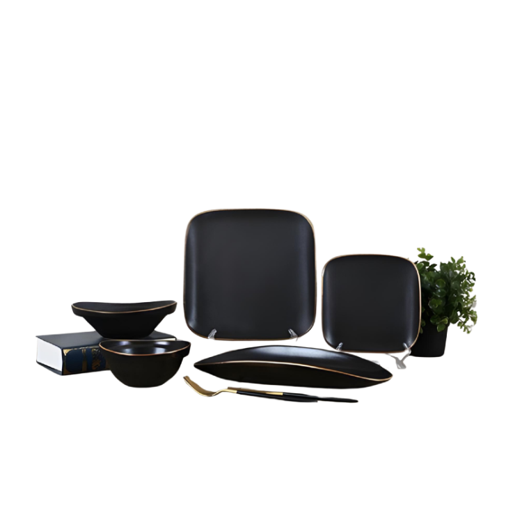 Luxury Plates from the Evry Collection by Bricard, 25 pieces