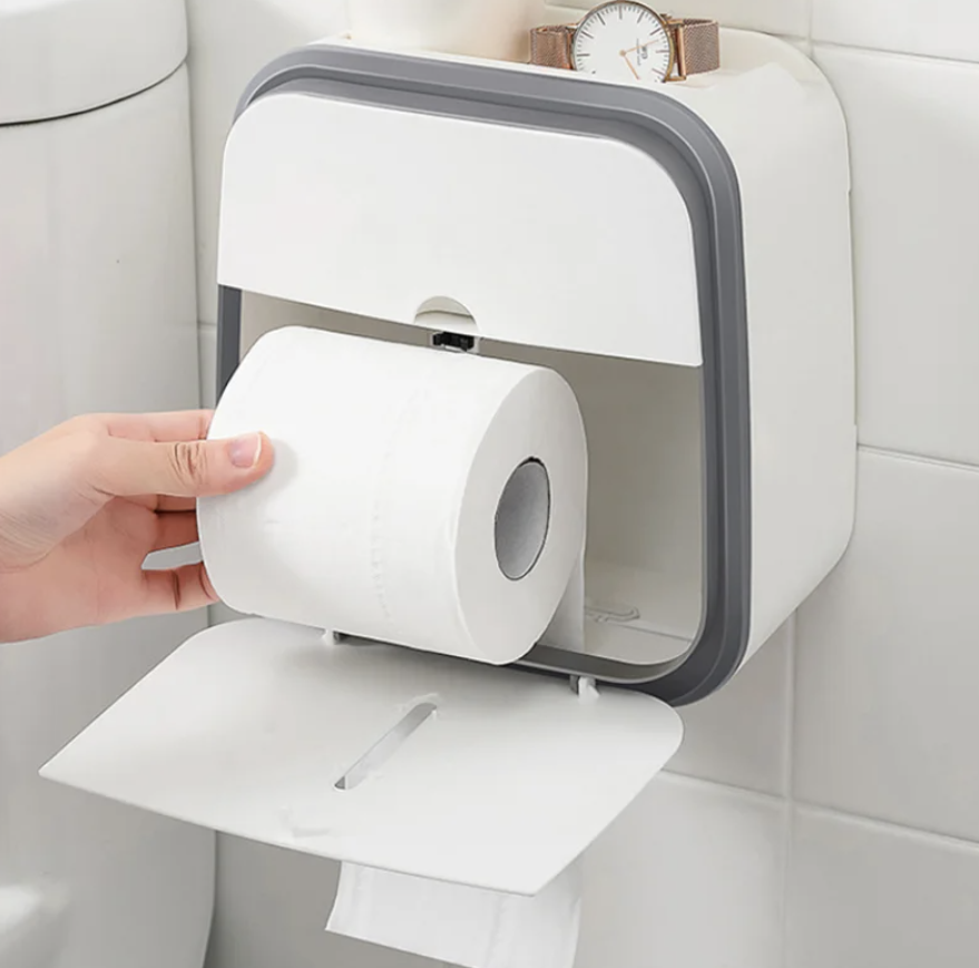 Boîte à mouchoirs - Bac toilette étanche sans perçage
