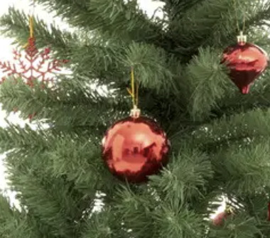 39 Süslemeli 150cm Köknar Ağacı Seti: Tatilleri Kutlamaya Hazır