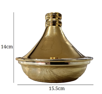 Mini Tagine - Gold 11x13cm