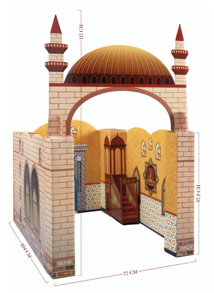 Modèle de mosquée pour enfants - 104x112x72 Cm