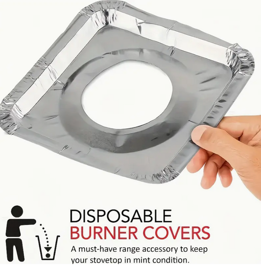 Pack of 10 Aluminum Gas Burner Covers