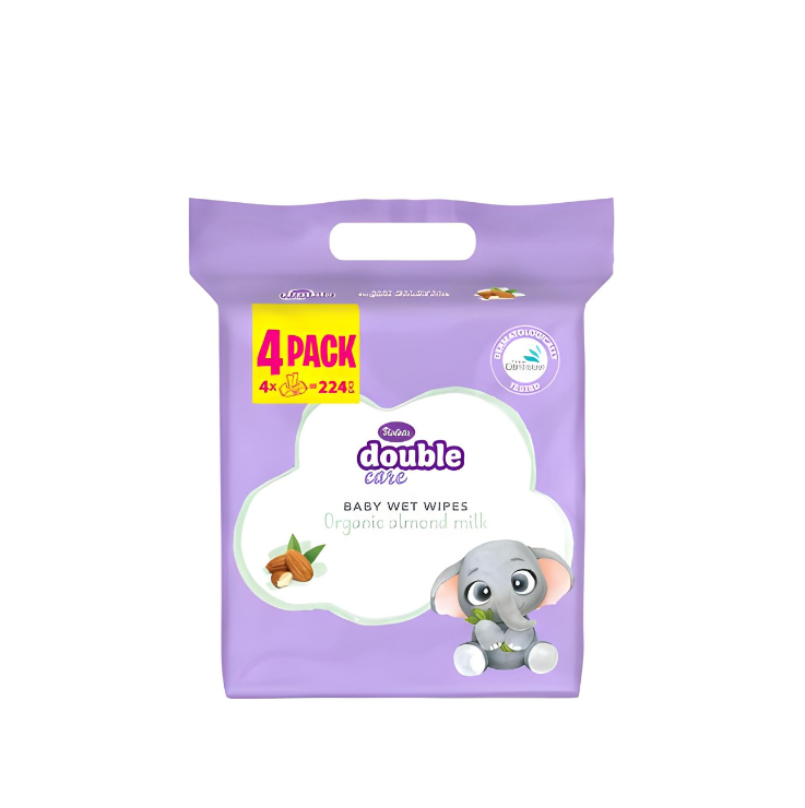 Lingettes Humides Douces Infusées de Lotion Violeta Kids Image secondaire du produit
