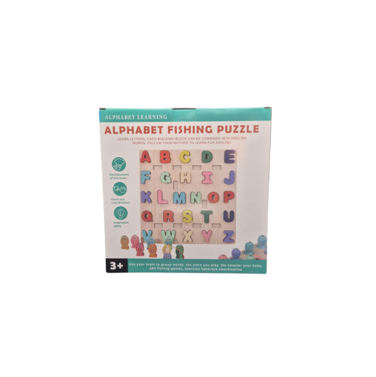 Educatieve houten puzzels: alfabet voor jonge leerlingen Hoofdafbeelding