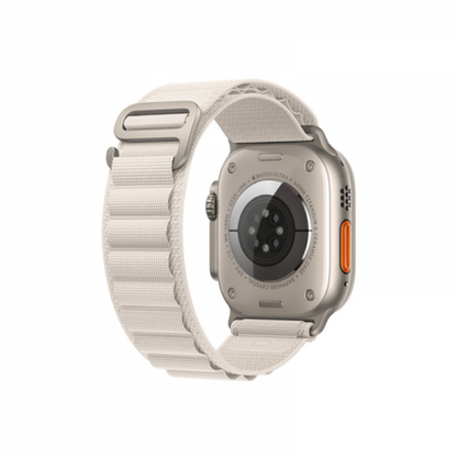 Montre Connectée Wiwu SW01 Ultra – Boîtier Argenté, Comprend des Bracelets de Sport Orange et Argent