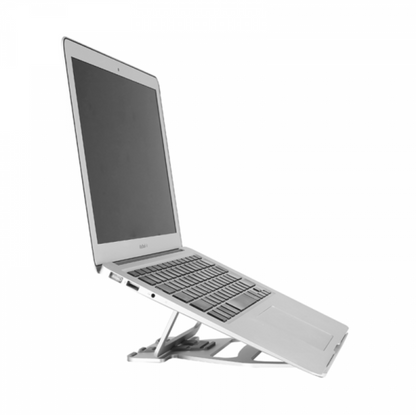 WiWU Lohas S100 zilveren laptopstandaard voor MacBook en laptops van 11,6" tot 15,4"