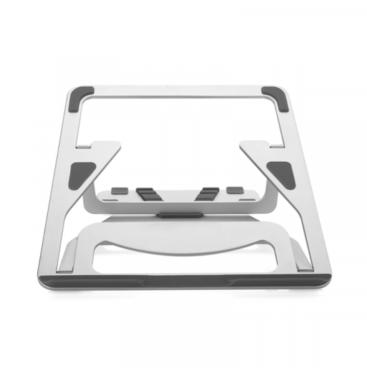 WiWU Lohas S100 zilveren laptopstandaard voor MacBook en laptops van 11,6" tot 15,4"