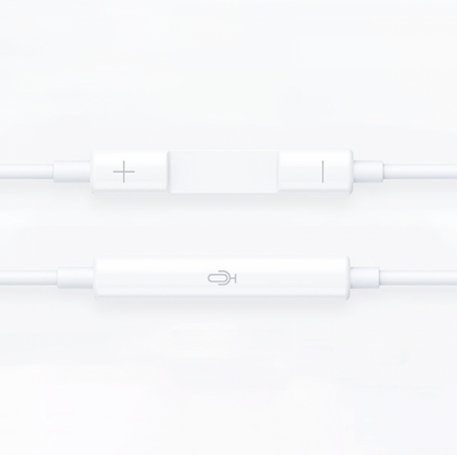 WIWU Earphones with Type-C Connector - White