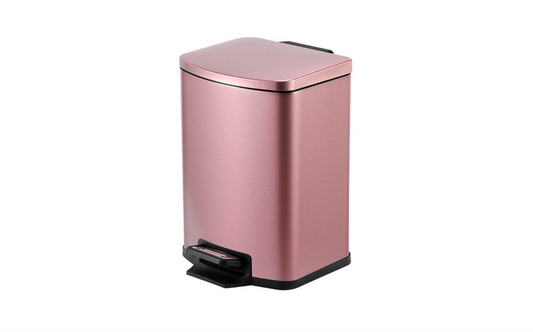 Kitchen Trash Can Indoor Trash Can for Kitchen Bedroom Stainless Steel Foot Pedal Trash Can