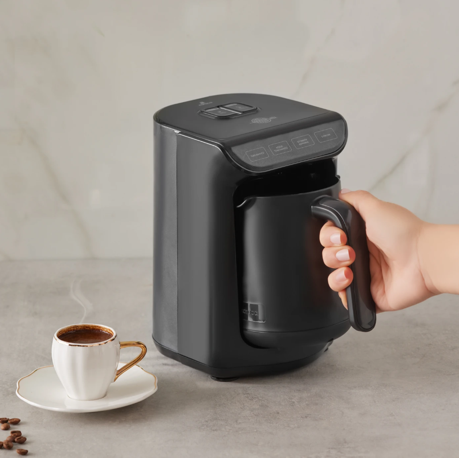 Cafetière Turque Karaca Hatır Ember et Machine à Café Turque  Wave Capacité de 5 tasses avec Beaucoup de Mousse