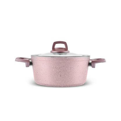 Karaca Biogranit Rosegold Lot de 12 Casseroles à Induction