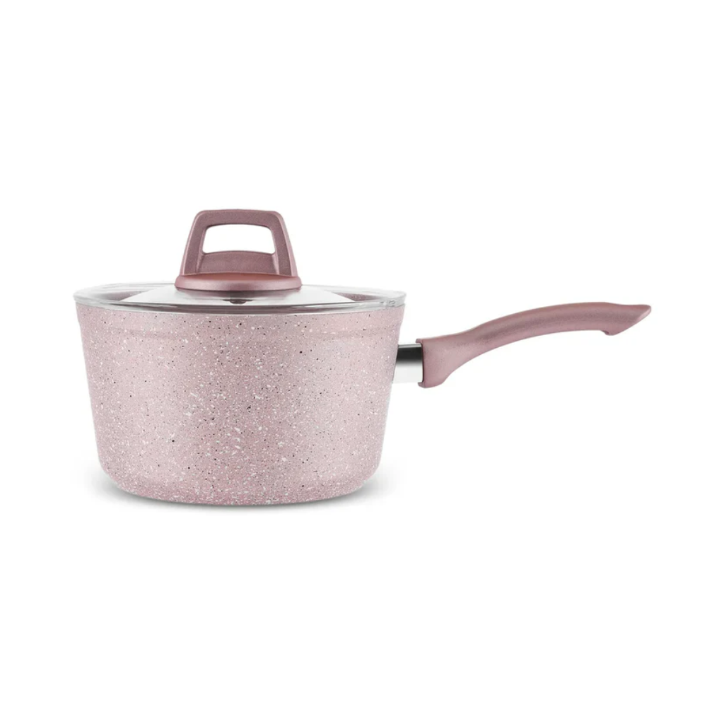 Karaca Biogranit Rosegold Lot de 12 Casseroles à Induction