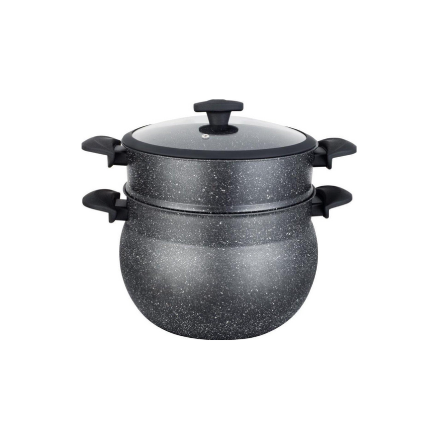 Couscoussier Duhtz 8L/10L/12L – Cuiseur Vapeur 3 Pièces