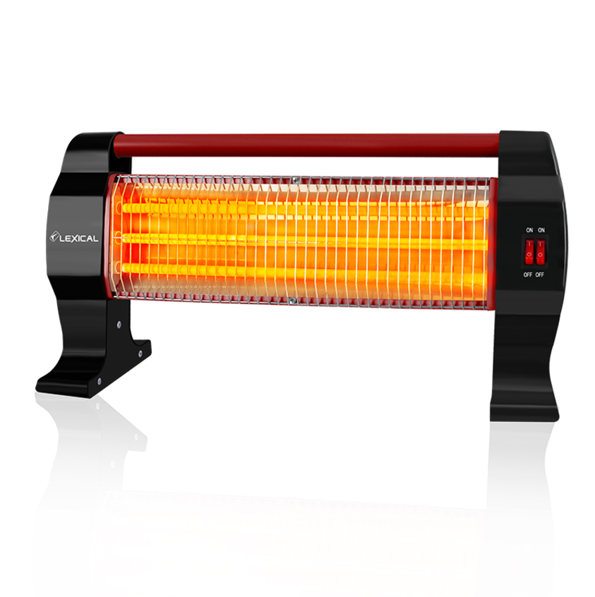 Lexical LQH-8020-4 Kwartsverwarming, 1200W, veiligheidsrooster en anti-tipschakelaar