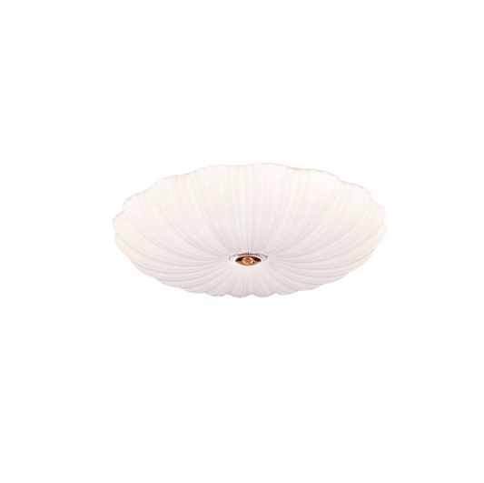 LED-plafondlamp in Shell-stijl – moderne en minimalistische uitstraling