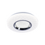 Sun 50 cm acryl LED-plafondlamp met glanzend metallic zandkristaldetail