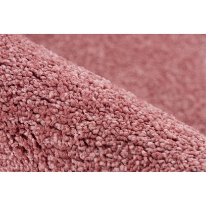 Tapis Rose Poudré Luxueux avec Sous-Couche Extra Épaisse et Texture Ultra Douce