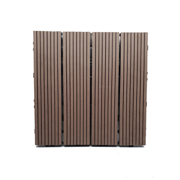 Dalles Emboîtables en Bois et Plastique Antidérapantes