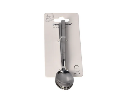Set de Cuillères à Dessert – 6 pièces – Acier Inoxydable - Danny Home™