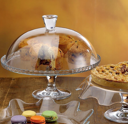 Présentoir à gâteaux en verre Pasabahce