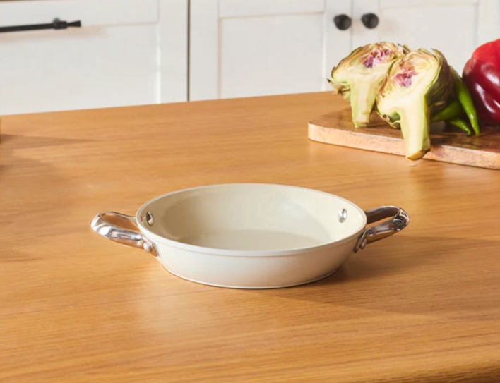 Poêle Karaca Swiss Crystal Almond Cream – 20 cm Hoofdafbeelding