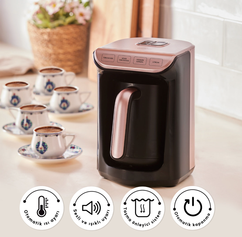 Machine à café turc Karaca Hatır Koz Rose