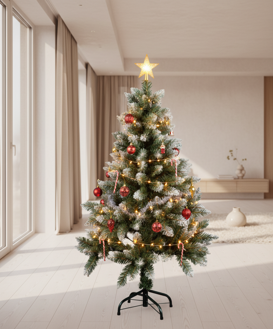 Sapin de Noël artificiel enneigé Arti Casa – 120 cm Image principale du produit