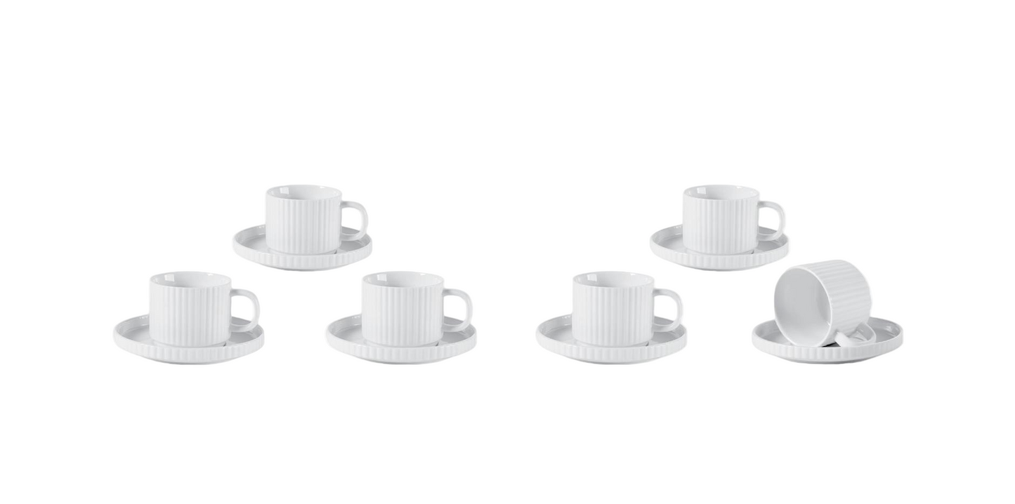 Set de tasses à café Borneo – Almina (6 pièces)